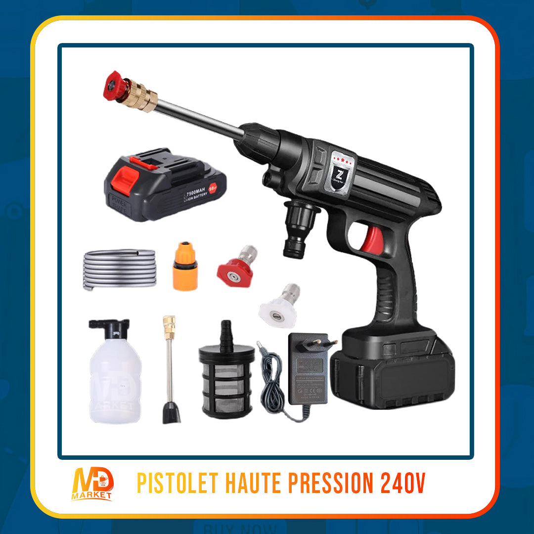 Pistolet Haute Pression 240V – Puissance & efficacité au bout de la main